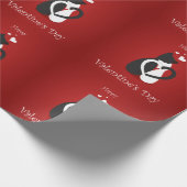 Niedlich Valentinstag Katzen Liebe Geschenkpapier (Ecke)