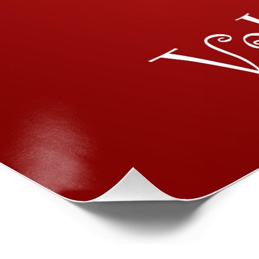 Niedlich Valentinstag Katzen Liebe Poster (Ecke)