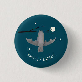 Niedlich Vampire Bat Halloween Button