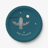 Niedlich Vampire Bat Halloween Pappteller (Vorderseite)