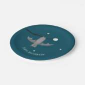 Niedlich Vampire Bat Halloween Pappteller (Schrägansicht)