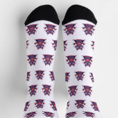 Niedlich Vampire Cat Socken (Oben)