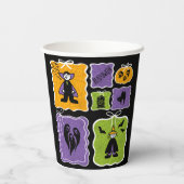 Niedlich Vampire Coquette Halloween Pappbecher (Rückseite)