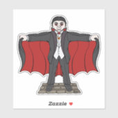 Niedlich Vampire/Dracula Aufkleber (Blatt)