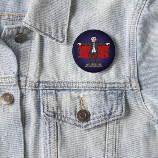 Niedlich Vampire/Dracula Button (Beispiel)