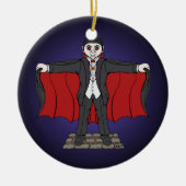 Niedlich Vampire/Dracula Keramikornament (Vorne)
