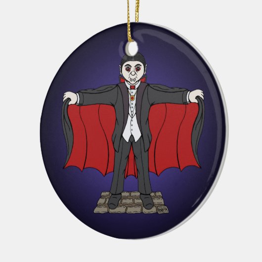 Niedlich Vampire/Dracula Keramikornament (Links)