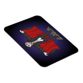 Niedlich Vampire/Dracula Magnet (Rechte Seite)