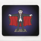 Niedlich Vampire/Dracula Mousepad (Vorne)