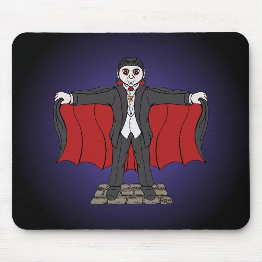 Niedlich Vampire/Dracula Mousepad (Vorne)