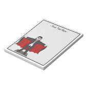 Niedlich Vampire/Dracula Notizblock (Rotiert)