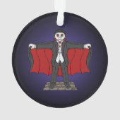 Niedlich Vampire/Dracula Ornament (Rückseite)