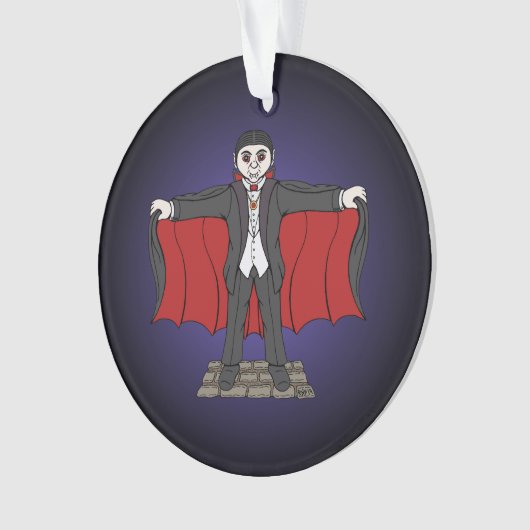 Niedlich Vampire/Dracula Ornament (Vorderseite)