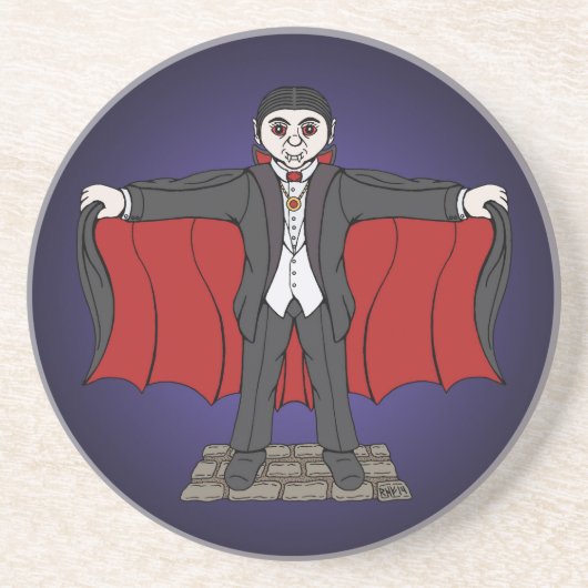 Niedlich Vampire/Dracula Untersetzer (Vorne)