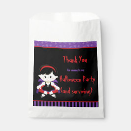 Niedlich Vampire Girl Halloween-Party Geschenktütchen