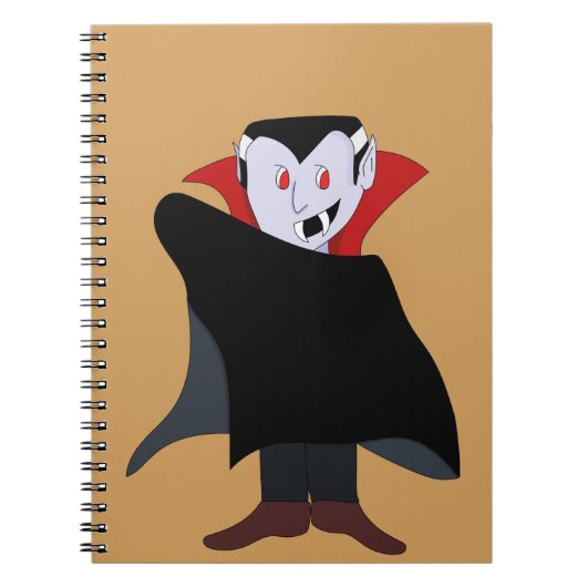 Niedlich Vampire Halloween-Kostüm Notizblock (Vorderseite)