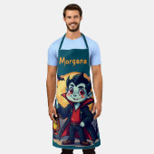 Niedlich Vampire mit Lantern Kawaii Halloween Schürze (Getragen)