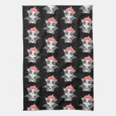 Niedlich Vampire Panda Bats Ghost Black Halloween Geschirrtuch (Vertikal)
