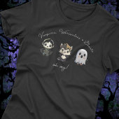 Niedlich Vampire, Werwolf und Ghost Halloween T-Shirt