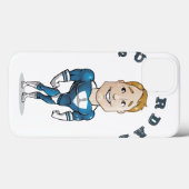 Niedlich Vector Cartoon Super Vater Case-Mate iPhone Hülle (Rückseite (Horizontal))