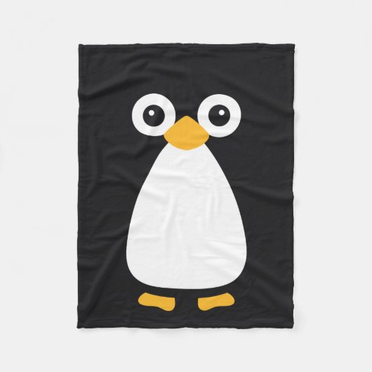Niedlich Vector Penguin Fleecedecke (Vorderseite)