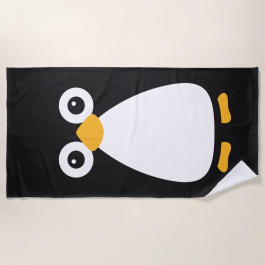 Niedlich Vector Penguin Strandtuch (Vorderseite)
