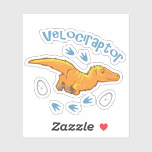Niedlich Velociraptor Aufkleber