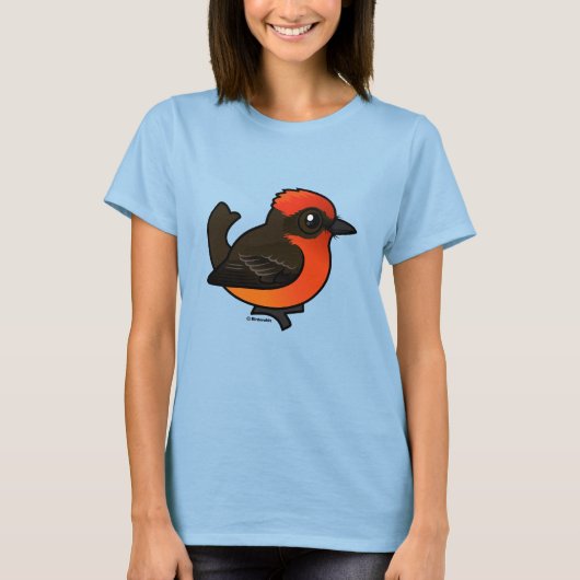 Niedlich Vermilion Flycatcher T-Shirt (Vorderseite)