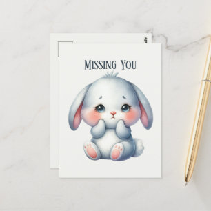 Niedlich Vermissten Sie hausgemacht Postkarte