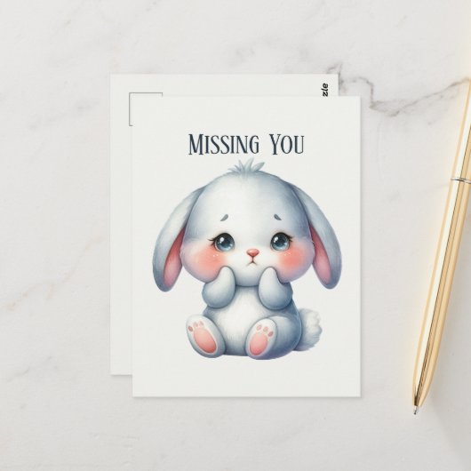 Niedlich Vermissten Sie hausgemacht Postkarte (Vorderseite/Rückseite Beispiel)