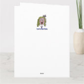 Niedlich Versailles Cartoon Happy Birthday Card Karte (Rückseite)