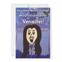 Niedlich Versailles Cartoon Weihnachtskarte