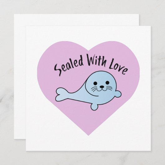 Niedlich versiegelt mit Liebe (Vorne/Hinten)