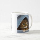 Niedlich Verstecken der Kitten-Tasse Kaffeetasse (VorderseiteRechts)