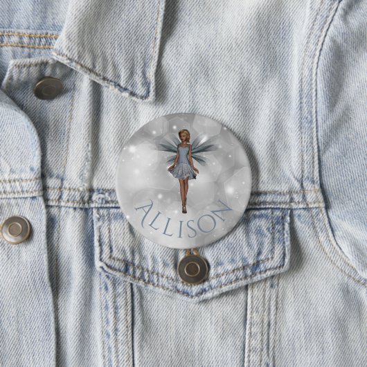 Niedlich verzauberte Whimsical Fantasy Fairy Silbe Button (Beispiel)