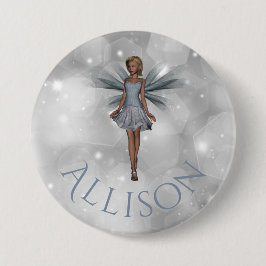Niedlich verzauberte Whimsical Fantasy Fairy Silbe Button