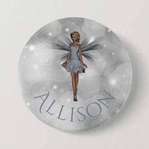 Niedlich verzauberte Whimsical Fantasy Fairy Silbe Button