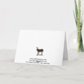 Niedlich Vet School Graduate Western Ranch Farm DV Karte (Rückseite)