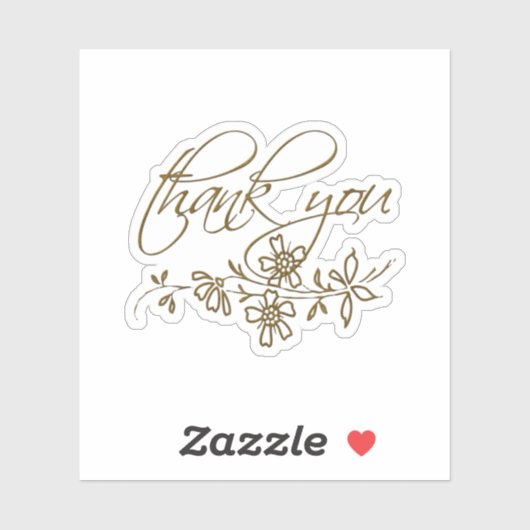 Niedlich Vielen Dank Aufkleber (Blatt)