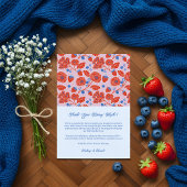 Niedlich Vielen Dank Berry Much Berry Sweet Baby D Dankeskarte