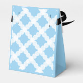 Niedlich Vielen Dank Blau und Weiß Geschenkschachtel (Rückseite)