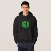 Niedlich Vierblättriges Kleeblatt Hoodie (Vorne ganz)