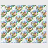 Niedlich Viking Corgi! Geschenkpapier (Flach)