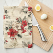 Niedlich Vintag Inspiriert Weihnachtsküche Handtuc Geschirrtuch (Viertel Falte)