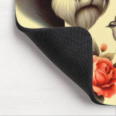 Niedlich Vintag Schnauzer Mousepad (Ecke)