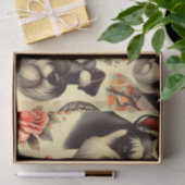 Niedlich Vintag Schnauzer Seidenpapier (Geschenk)