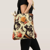Niedlich Vintag Schnauzer Tasche (Von Nahem)