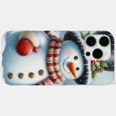 Niedlich, Vintag/Whimsischer Weihnachts-/Wintersch Case-Mate iPhone Hülle (Rückseite (Horizontal))