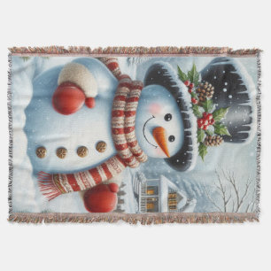 Niedlich, Vintag/Whimsischer Weihnachts-/Wintersch Decke