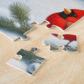 Niedlich, Vintag/Whimsischer Weihnachts-/Wintersch Puzzle (Seite)